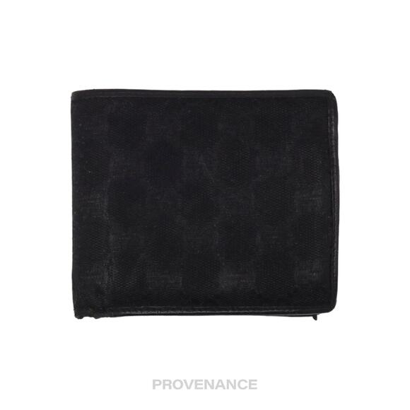 🔴 Gucci GG Bifold Wallet - Black  GG Canvas - Picture 1 of 9